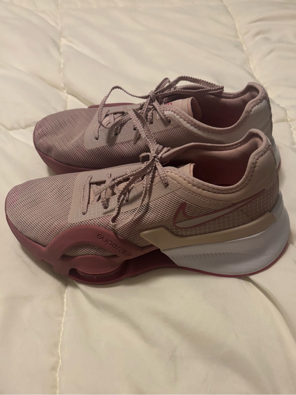 Nike Air Zoom Superrep Pink Sneakers Size - Picture 4 of 9
